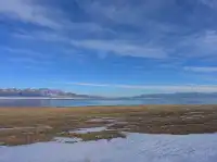 賽里木湖粉調彩霞時刻及拍攝位置