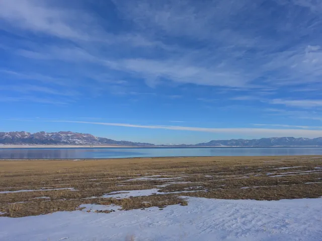 賽里木湖粉調彩霞時刻及拍攝位置