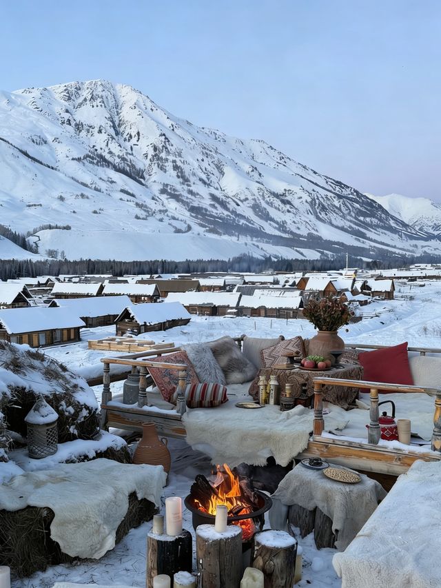 初冬禾木村|雪落圖瓦村落的北疆童話秘境 初冬禾木村|雪落圖瓦村落的北疆童話秘境