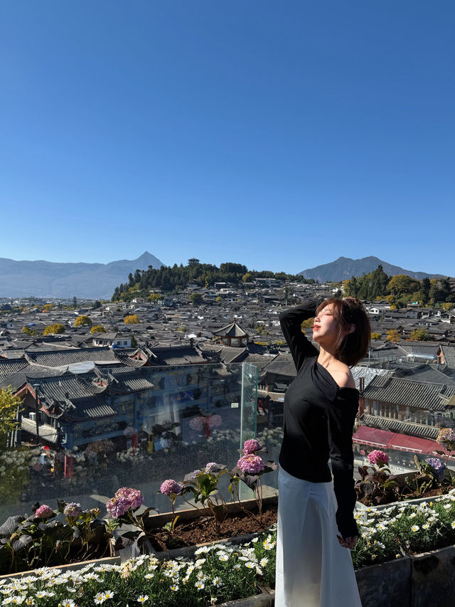 麗江古城C位民宿！躺看雪古城雙景太絕了