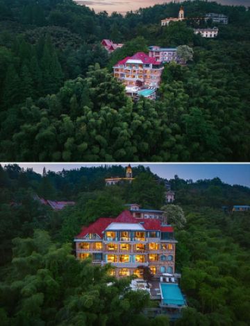 Right inside the Moganshan Scenic Area! Stay in a cliff-top mountain villa