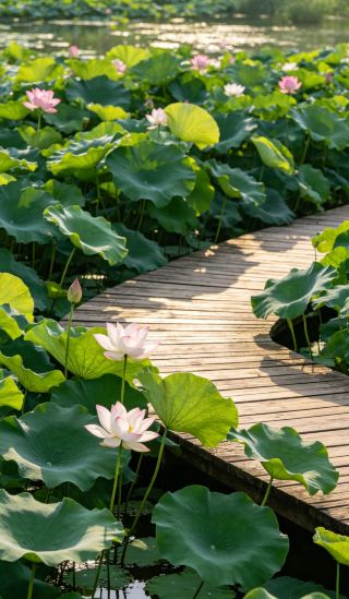 王莽郷の千ムー蓮の花 春末夏初の旅行ガイド