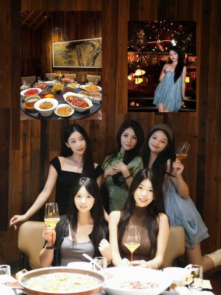 Our company dinner was at a secluded courtyard restaurant, a place we'd been wanting to visit for ages! Today, we finally got to go! When the food was served…