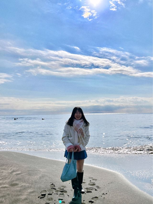 영화 속 한 장면 같던 가마쿠라 바다🌊