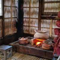 ชมหมู่บ้านชนบทไทย จำลอง