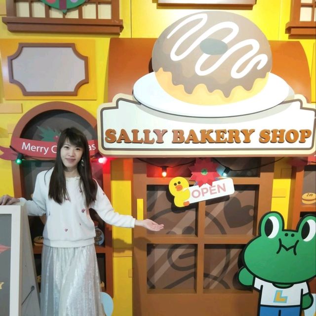大人小孩都喜歡的歡樂line friends展😊