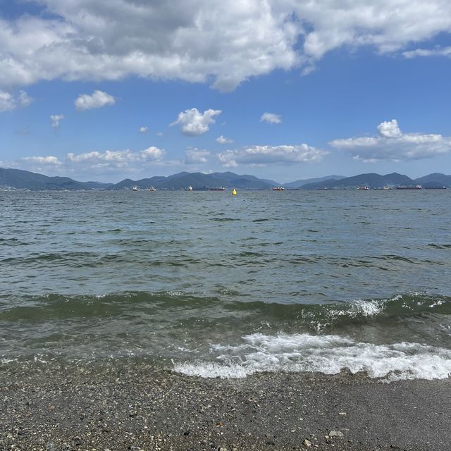 여수 만성리 검은모래해변🌊