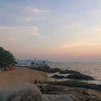 ชมพระอาทิตย์ตกที่หาดลับพัทยา