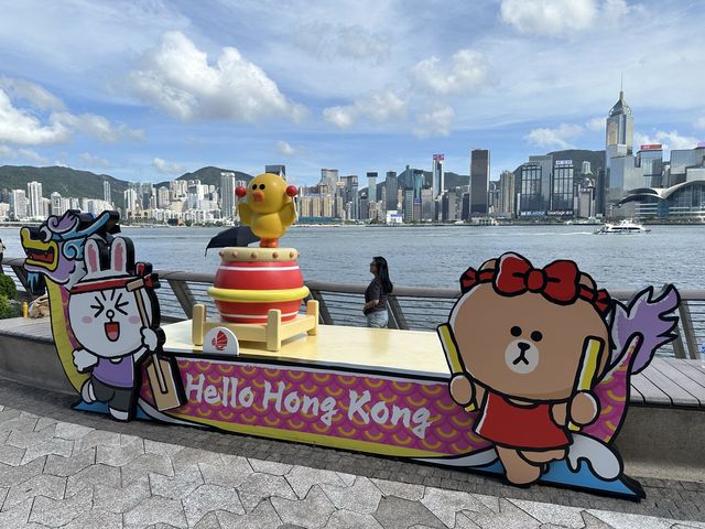 尖沙咀半天打卡行程 | 應節LINE FRIENDS龍舟打卡點