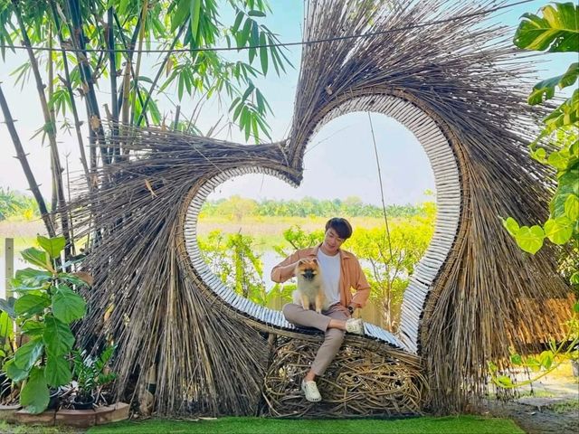 🍰🥤#คาเฟ่ร้านอาหารสไตล์ทุ่งนา