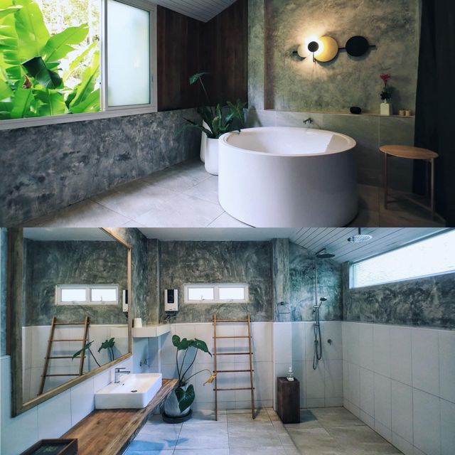 บ้านต้นไม้กลางป่าริมลำธาร บ้านในหมง treehouse 