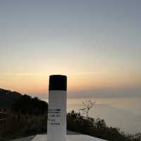 登上大澳虎山。欣賞迷人的日落🌅