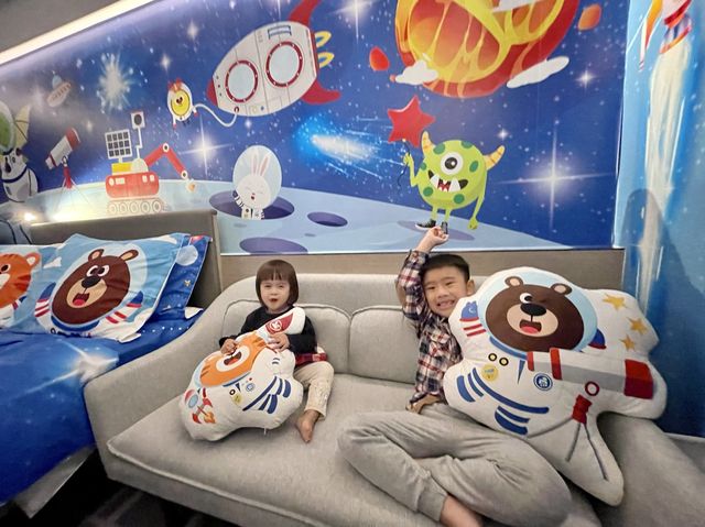 沙田帝都·親子Kiztopia太空主題房staycation