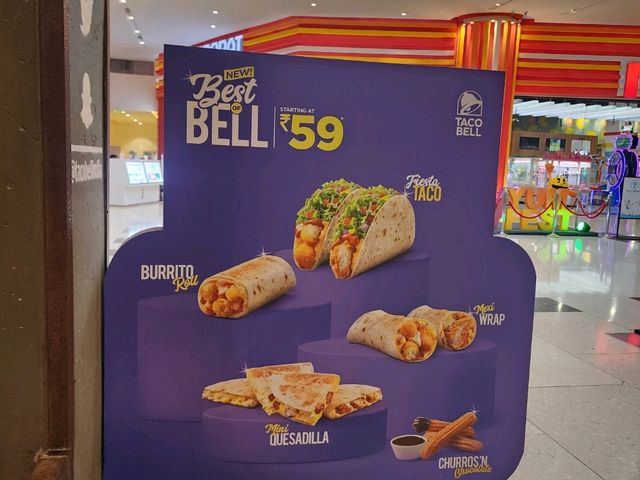 나비 뭄바이에서 만난 멕시코... " Taco Bell"