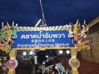 นั่งเรือชมหิ่งห้อย ที่ตลาดน้ำอัมพวา