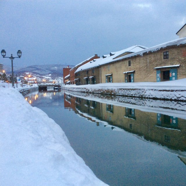 Winter Whispers Along Otaru's Canal