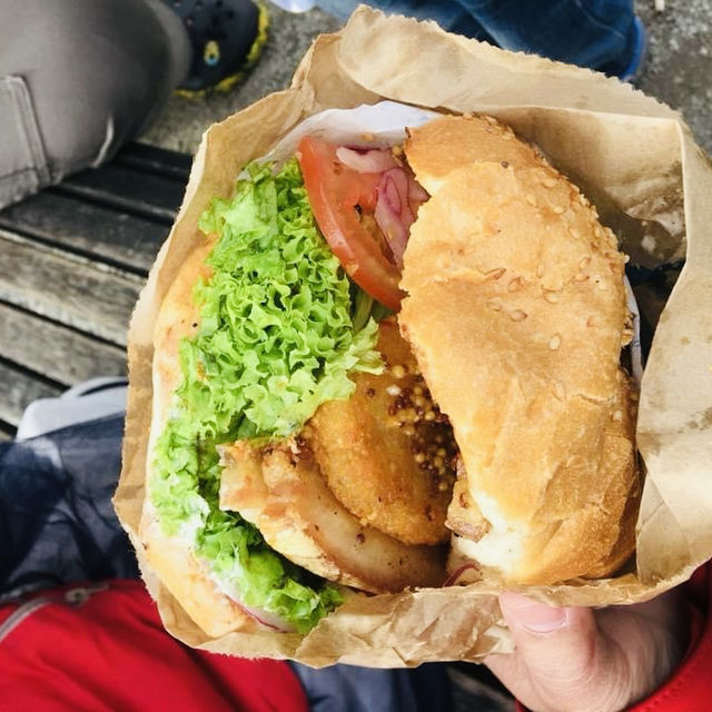 超好吃紐西蘭Fergburger超大漢堡