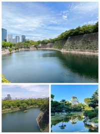 「大阪城：歷史古城與自然美景」