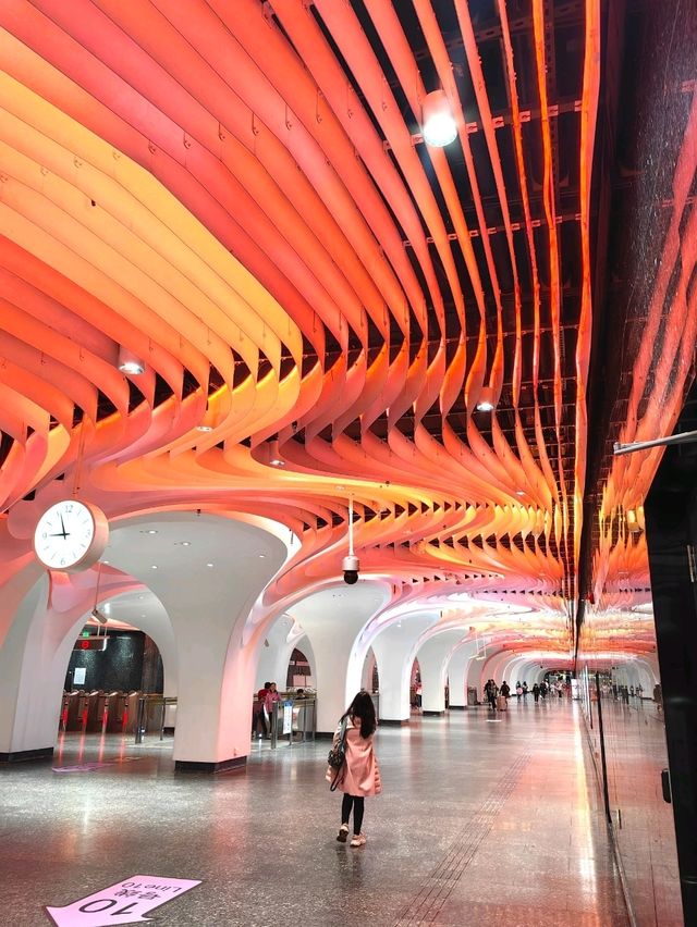 The most Outstanding Metro Station in Shanghai.