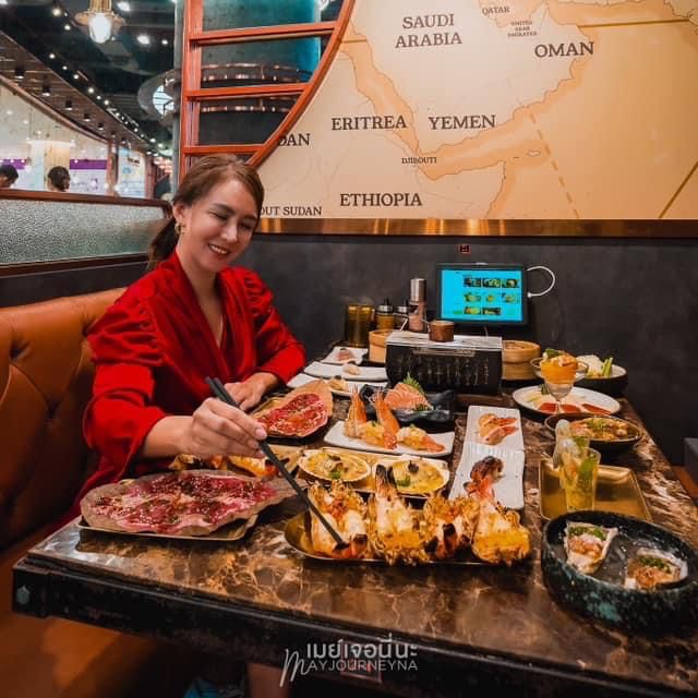 ทานบุฟเฟ่ต์ที่นี่ กุ้งแม่น้ำไม่อั้น จุใจมาก💕
