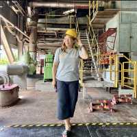 Checking out the last Tin Dredge in Tanjung Tualang