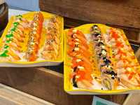 Asian street food buffet dinner