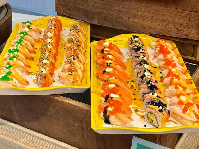 Asian street food buffet dinner