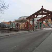 挪威的教育城市Trondheim，最後的極光