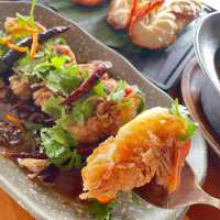 ร้านกุ้งเผา ริมแม่น้ำอยุธยา  