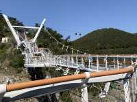 Conquering Heights: A Walk Across Songdo Yonggung Suspension Bridge