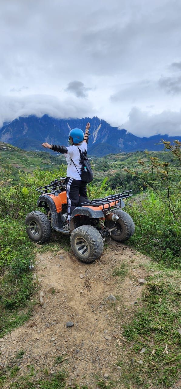 ATV Ride in Kundasang, Kicking up dust and chasing thrills!