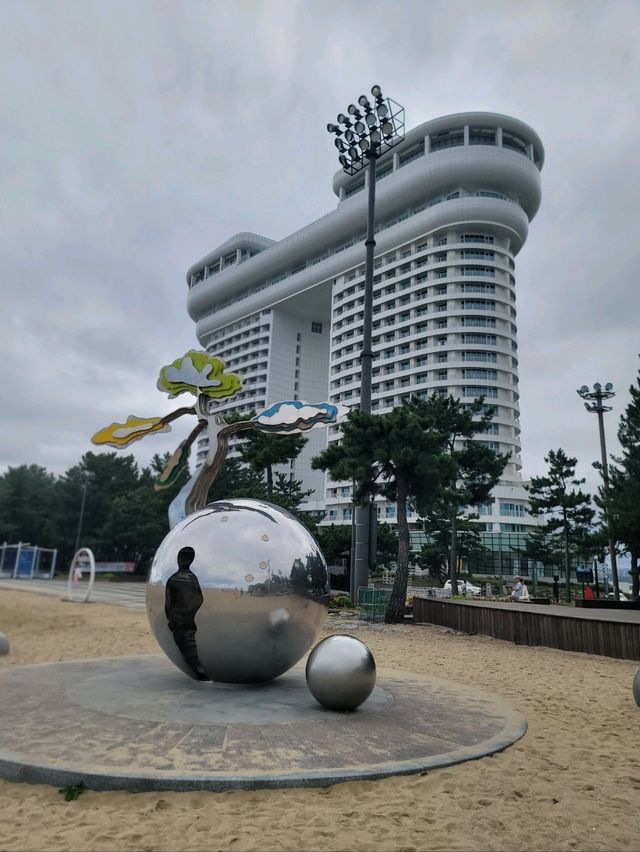 액자 포토존이 새로 생긴 경포해변💙