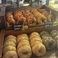 韓国でもっちもちのベーグルを🥯