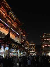 Yuyuan Old Street: A Journey Through Time Amidst Nighttime Lights