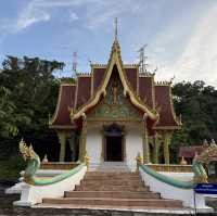 วัดพูสะเหล้า วัดที่มีมุมมองที่สวยที่สุดของปากเซ