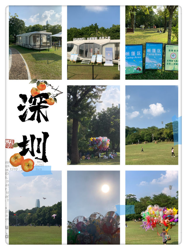 "深圳蓮花山風箏廣場：野餐放風箏的天堂" 🪁🌳🧺