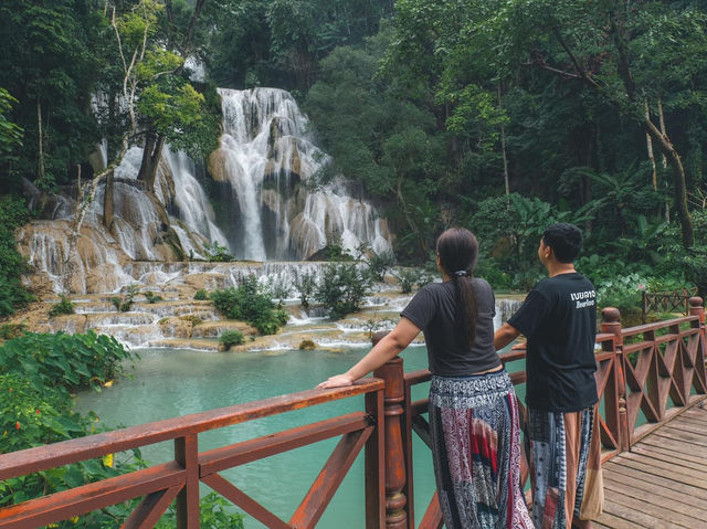 น้ำตกที่สวยที่สุดในหลวงพระบาง