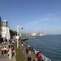 深圳海山公園西班牙建築、燈塔圖書館、鹽田港碼頭