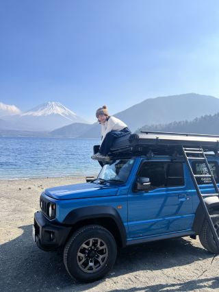 富士山車中泊🚙 浩庵露營場