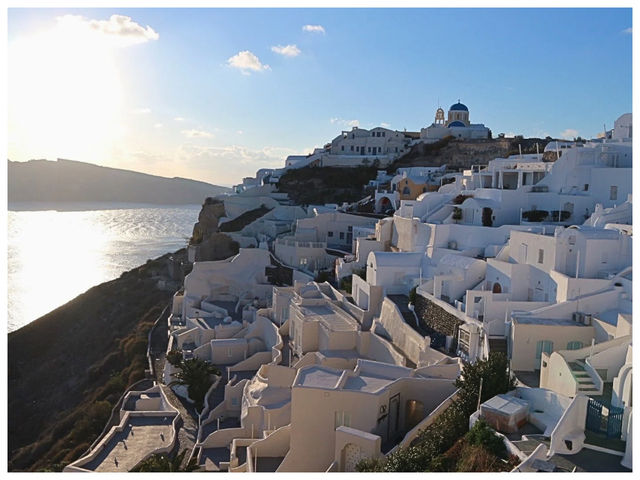【ギリシャ】夕日が世界一！と言われたサントリーニ島先端部＊イア（Oia）＊