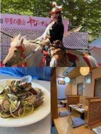 春の河口湖一日プラン：マーメイドでランチ→流鏑馬まつり→地元ごはん「ふるや」へ！