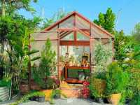 คาเฟ่ในสวนกล้วยไม้ เพลินใจ ณ บางเลน #นครปฐม