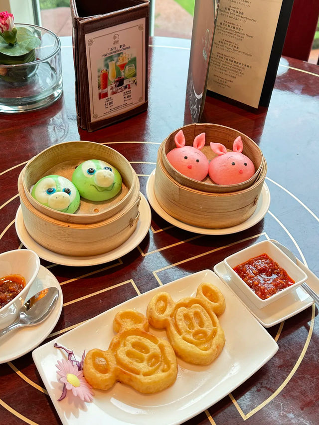 【クリスタル・ロータス】香港で唯一ディズニーキャラクターの飲茶が楽しめるレストラン