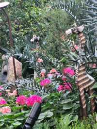 Cool sculptures in Flower Dome, Gardens By The Bay