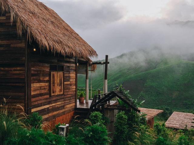 ที่พักน่านหน้าฝนระหว่างทางบ้านสะปัน-ห้วยโทน🌿