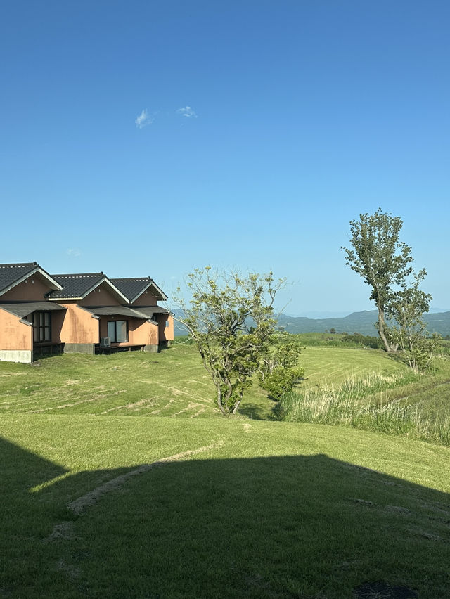 아름다운 아소산자락의 🏞️ 자연경관 속 산장체험의 오이타현 이색 힐링 여행지 추천