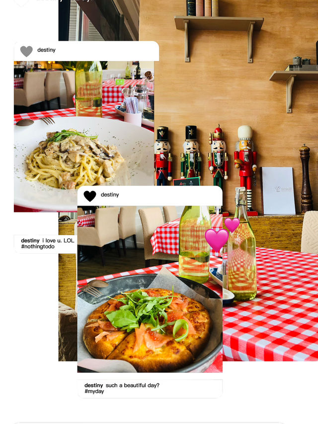 很舒適的一個半自助餐🍕🍝🥤☕️