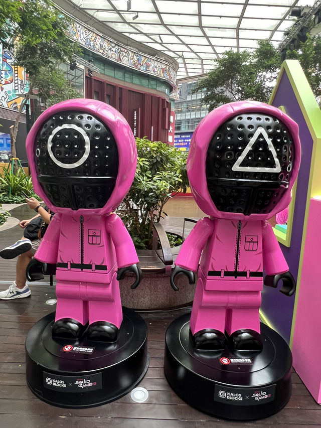 好喜歡香港尖沙咀魷魚遊戲3快閃展😍