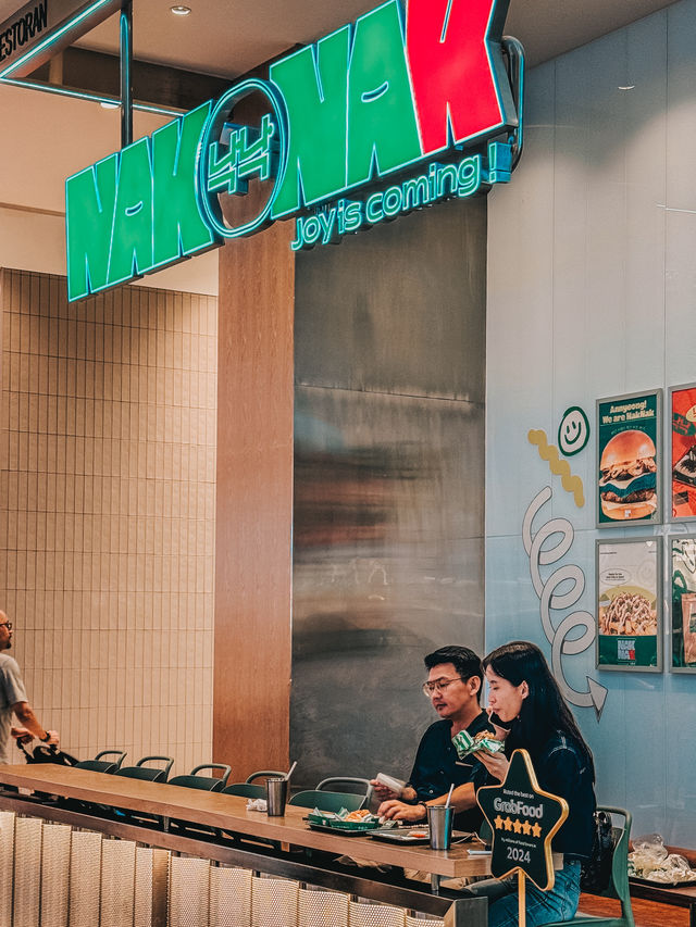 Korean Street Bites at TRX – Juicy Beef Burger from Nak Nak