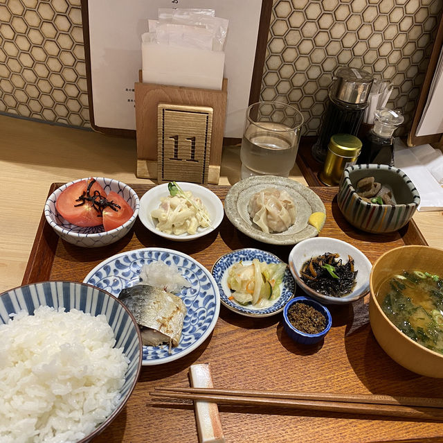 【東京駅🇯🇵dancyu食堂】新幹線に乗る前に♪雑誌プロデュースのおしゃれな定食屋やさんへ☺️